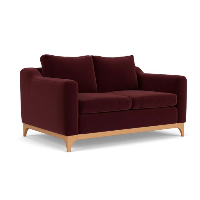2 Seater Sofa - Dark Rosehip - Matt Velvet - Watson - The Cotswold Company - image 1