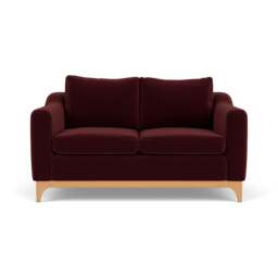 2 Seater Sofa - Dark Rosehip - Matt Velvet - Watson - The Cotswold Company - thumbnail 2