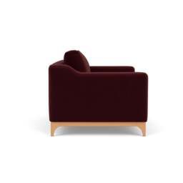 2 Seater Sofa - Dark Rosehip - Matt Velvet - Watson - The Cotswold Company - thumbnail 3