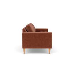 4 Seater Sofa - Cinnamon - Eco Chenille - Saxon - The Cotswold Company - thumbnail 3