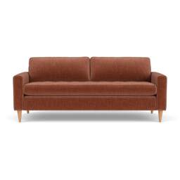 4 Seater Sofa - Cinnamon - Eco Chenille - Saxon - The Cotswold Company - thumbnail 2