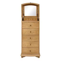 Winchcombe Oiled Oak Vanity Tallboy - The Cotswold Company - thumbnail 5