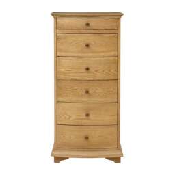Winchcombe Oiled Oak Vanity Tallboy - The Cotswold Company - thumbnail 3