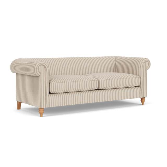 4 Seater Sofa - Sage - Kingham Stripe - Rayner - The Cotswold Company - image 1