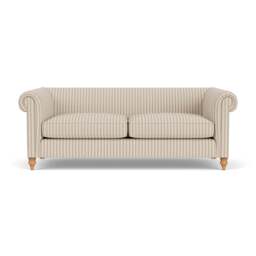 4 Seater Sofa - Sage - Kingham Stripe - Rayner - The Cotswold Company - thumbnail 2