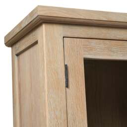 Display Cabinet - Camille Limewash Oak - The Cotswold Company - thumbnail 7