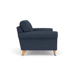 2 Seater Sofa - Indigo - Luxury Italian Linen - Osbourne - The Cotswold Company - thumbnail 3