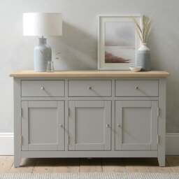 Large Sideboard - Chester Dove Grey - The Cotswold Company