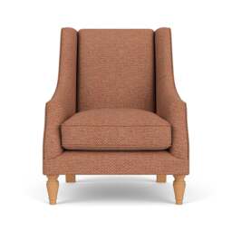 Annie Armchair - Brick - Herringbone Weave - The Cotswold Company - thumbnail 2