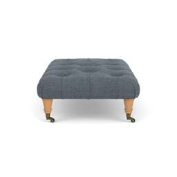 Foot Stool - Indigo - Rustic weave - Amelia Small - The Cotswold Company - thumbnail 3
