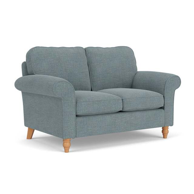 2 Seater Sofa - Teal marl - Rustic weave - Hurley - The Cotswold Company - image 1