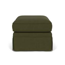 Foot Stool - Forest Green - House Linen Mix - Dawson Small - The Cotswold Company - thumbnail 3