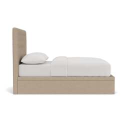 Double Ottoman Storage Bed - Natural - House Linen Mix - Calvert - The Cotswold Company - thumbnail 3