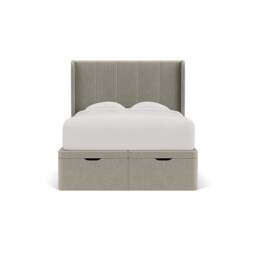 Parker Double Ottoman Storage Bed - Natural - Eco Chenille - The Cotswold Company - thumbnail 2