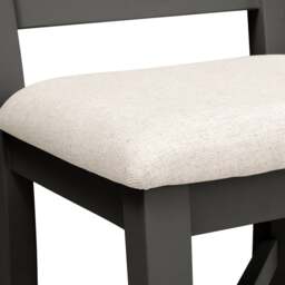 Upholstered Dining Chair - Chester Charcoal - The Cotswold Company - thumbnail 6