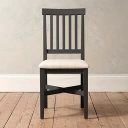 Upholstered Dining Chair - Chester Charcoal - The Cotswold Company - thumbnail 2