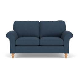 Large 2 Seater Sofa - Indigo - House Linen Mix - Hurley - The Cotswold Company - thumbnail 2