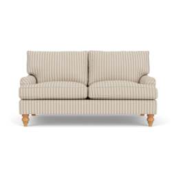 Large 2 Seater Sofa - Sage - Kingham Stripe - Morris - The Cotswold Company - thumbnail 2