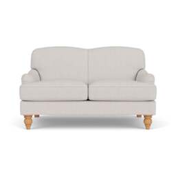 2 Seater Sofa - Soft White - Luxury Italian Linen - Ashbee - The Cotswold Company - thumbnail 2