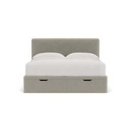 Super King Ottoman Storage Bed - Natural - Eco Chenille - Ellis - The Cotswold Company - thumbnail 2