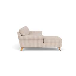 Osbourne Chaise Large Left Hand - Flax - Kingham Stripe - The Cotswold Company - thumbnail 3