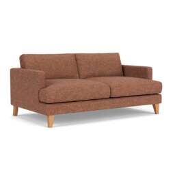 Jackson 3 Seater - Brick Marl - Aquaclean Oxford - The Cotswold Company - thumbnail 1