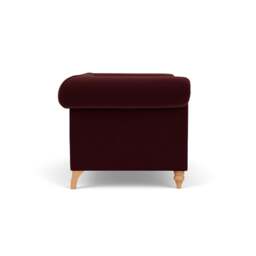 2 Seater Sofa - Dark Rosehip - Matt Velvet - Rayner - The Cotswold Company - thumbnail 3