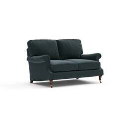 Large 2 Seater Sofa - Lake - Matt Velvet - Taylor High Back - The Cotswold Company - thumbnail 5