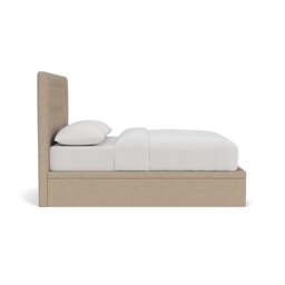 Super King Ottoman Storage Bed - Natural - House Linen Mix - Calvert - The Cotswold Company - thumbnail 3