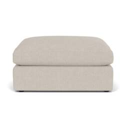 Foot Stool - Natural - Aquaclean Oxford - Clarke Large - The Cotswold Company - thumbnail 2