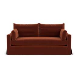 3 Seater Sofa - Brick - Matt Velvet - Ashton - The Cotswold Company - thumbnail 2