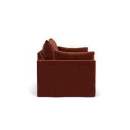 3 Seater Sofa - Brick - Matt Velvet - Ashton - The Cotswold Company - thumbnail 3