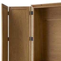 Elkstone Mellow Oak Hidden TV Unit - The Cotswold Company - thumbnail 6