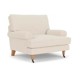 Armchair - Cream - House Weave - Stewart - The Cotswold Company - thumbnail 1