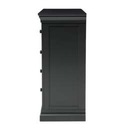 Chantilly Dusky Black 5 Drawer Chest - The Cotswold Company - thumbnail 6