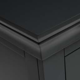 Chantilly Dusky Black 5 Drawer Chest - The Cotswold Company - thumbnail 7
