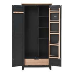 Utility Cupboard - Chester Charcoal - The Cotswold Company - thumbnail 5