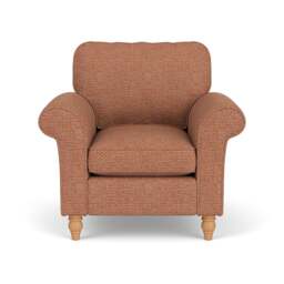 Armchair - Brick - Herringbone Weave - Hurley - The Cotswold Company - thumbnail 2