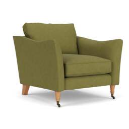 Robinson Armchair - Apple - House Linen Mix - The Cotswold Company