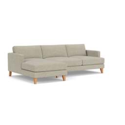 Jackson Chaise Large Left Hand - Lichen - Aquaclean Oxford - The Cotswold Company