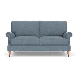 3 Seater Sofa - Mid Blue - Aquaclean Oxford - Taylor High Back - The Cotswold Company - thumbnail 2