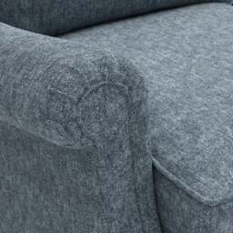 3 Seater Sofa - Mid Blue - Aquaclean Oxford - Taylor High Back - The Cotswold Company - thumbnail 4