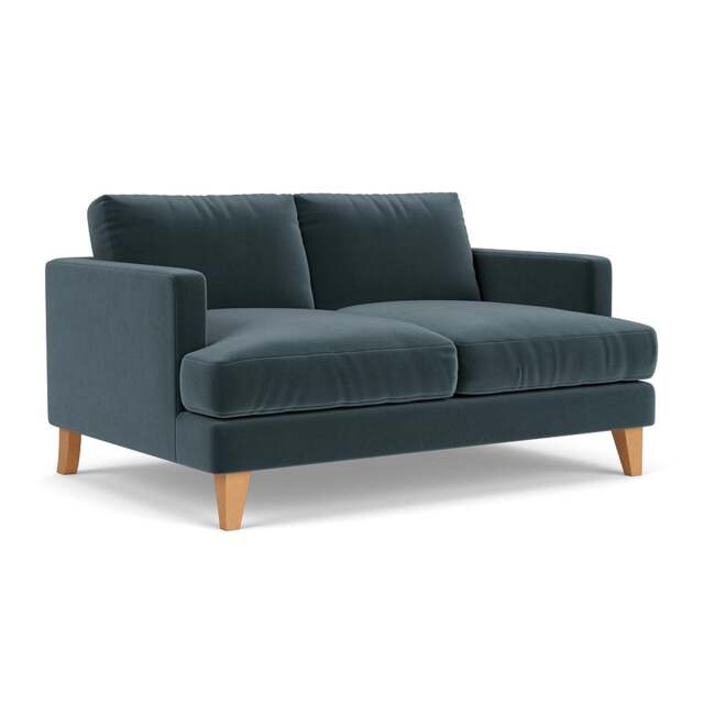 Large 2 Seater Sofa - Night Sky - Matt Velvet - Jackson - The Cotswold Company - image 1