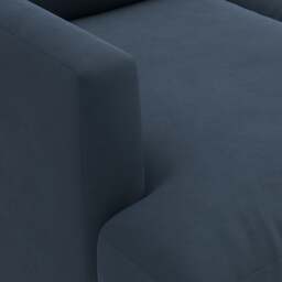 Large 2 Seater Sofa - Night Sky - Matt Velvet - Jackson - The Cotswold Company - thumbnail 4