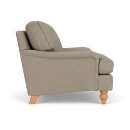 Armchair - Dove grey - House Linen Mix - Morris - The Cotswold Company - thumbnail 3