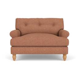 Love Seat - Brick - Herringbone Weave - Talbot - The Cotswold Company - thumbnail 2