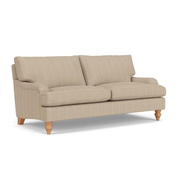 3 Seater Sofa - Natural - Compton Stripe - Morris - The Cotswold Company - image 1