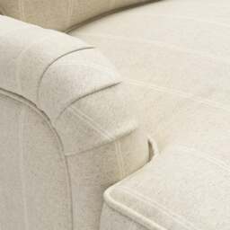 3 Seater Sofa - Natural - Compton Stripe - Morris - The Cotswold Company - thumbnail 5