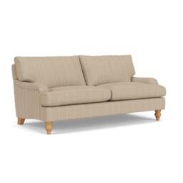 3 Seater Sofa - Natural - Compton Stripe - Morris - The Cotswold Company - thumbnail 1