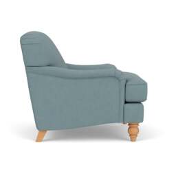 Armchair - Sky blue - House Linen Mix - Ashbee - The Cotswold Company - thumbnail 3